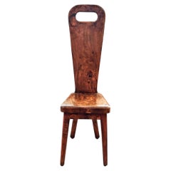 Brutalist chair by Maison Dubosq – France 1970