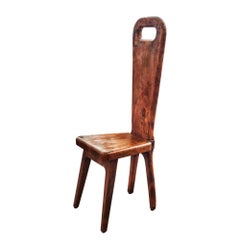 Brutalist chair by Maison Dubosq – France 1970