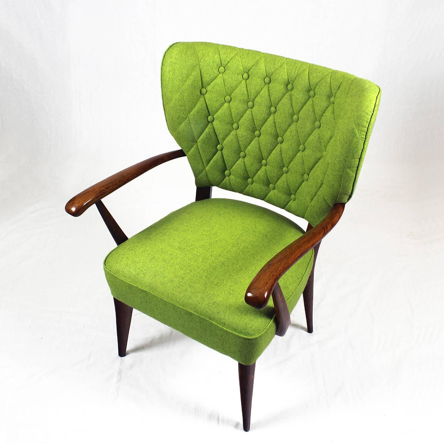 Mid-20th Century Pair of Small Armchairs from the 1940s