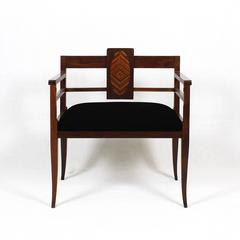 Pair of Cubist Benches from the 1920s