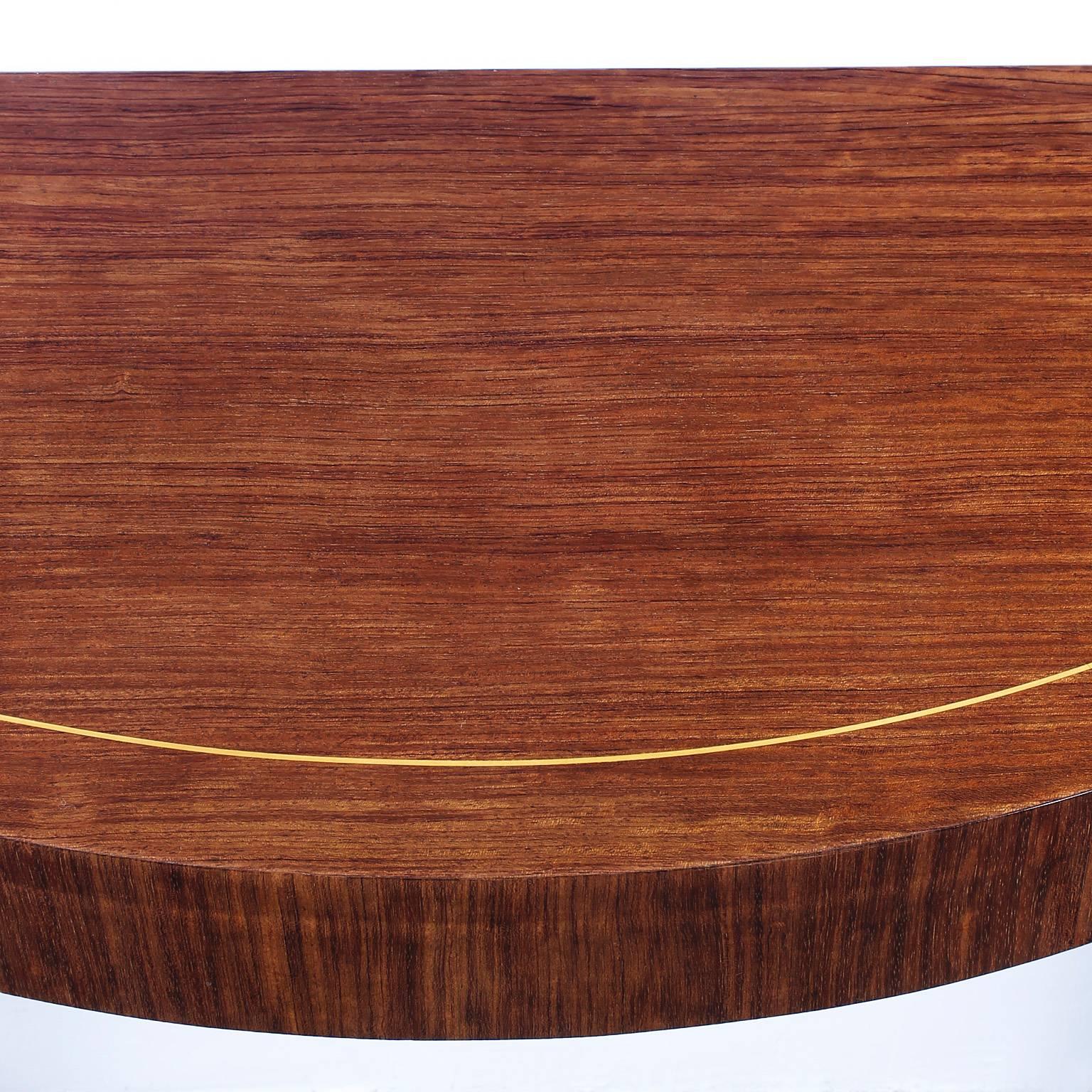 1925 - Art Deco Console, mahogany, rosewood, sycamore - France 1