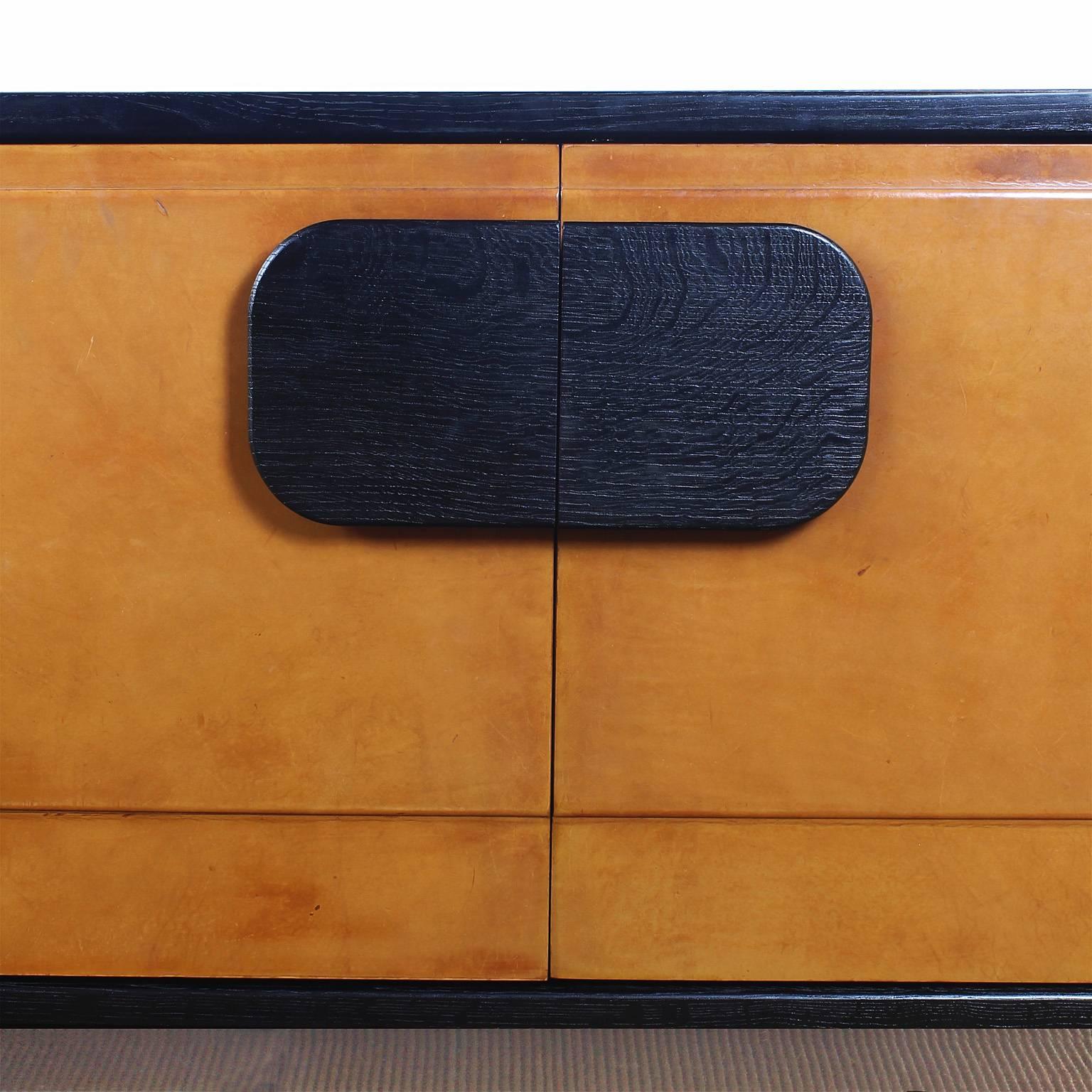 Sheepskin Big Sideboard from the 1970s