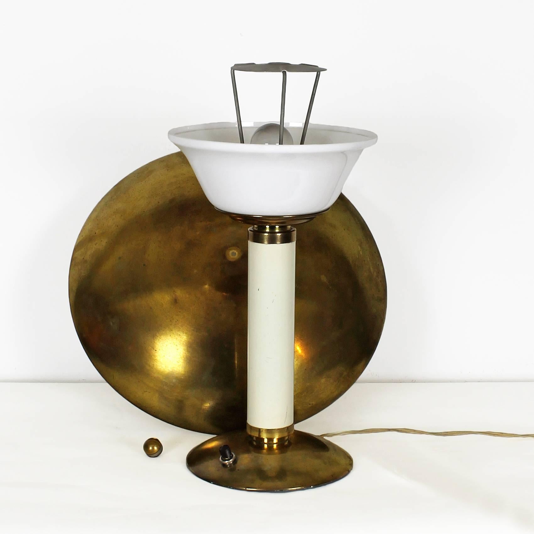 Mid-20th Century Art Deco Table Lamp by Jumo
