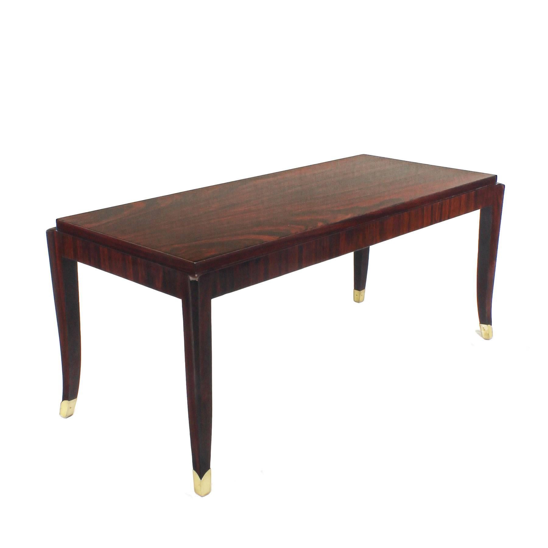 Mid-Century Modern 1940´s Coffee Table by De Coene Frères, mahogany, Rio rosewood - Belgium