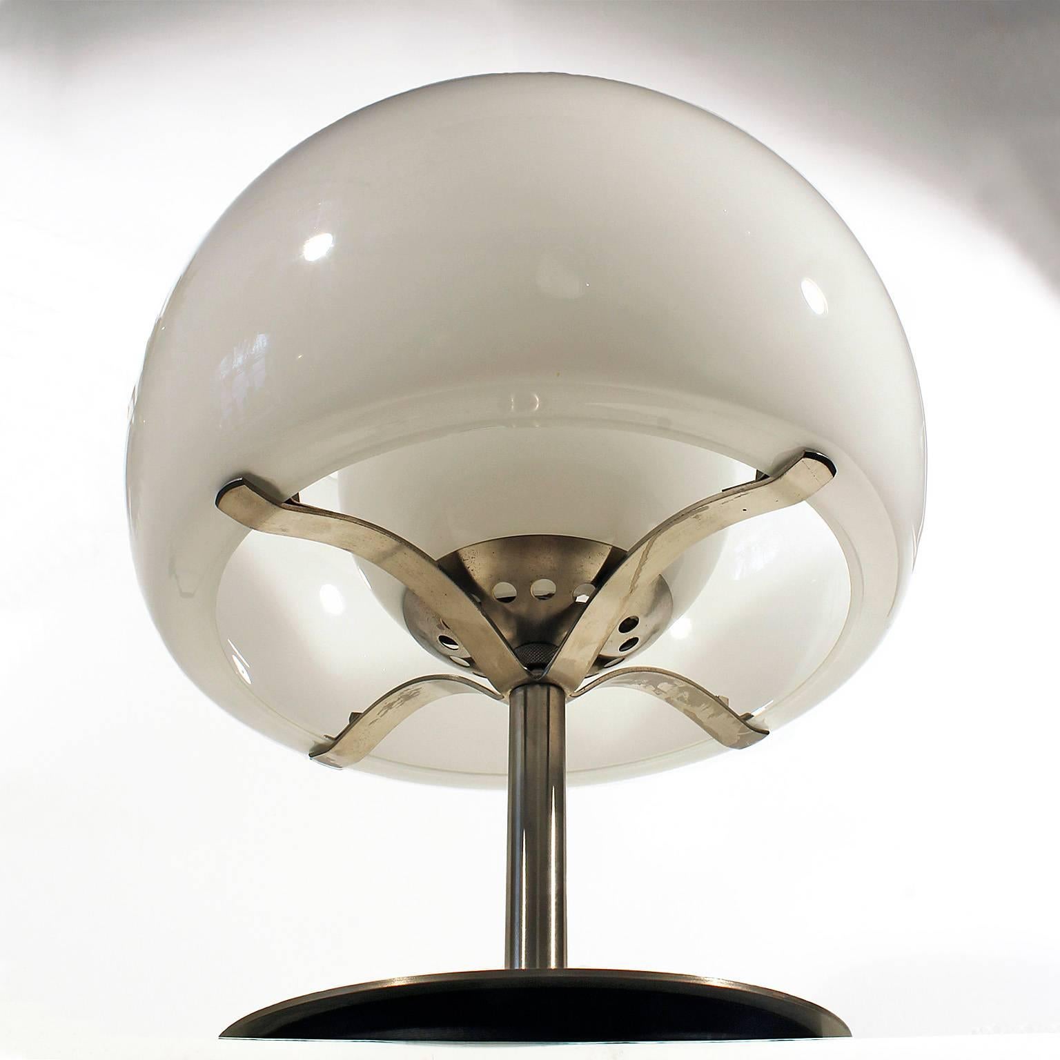 Plated 1970´s Pair of Erse Lamps by Vico Magistretti for Artemide - Italy