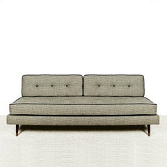 1940´s Big "Banquette", mahogany, brass, steel. France