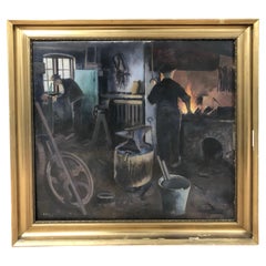 Forja negra danesa del siglo XIX de Edvard Petersen