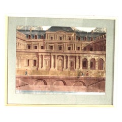 18th century Fine Italian Grand Tour gouache of Palladian Villa