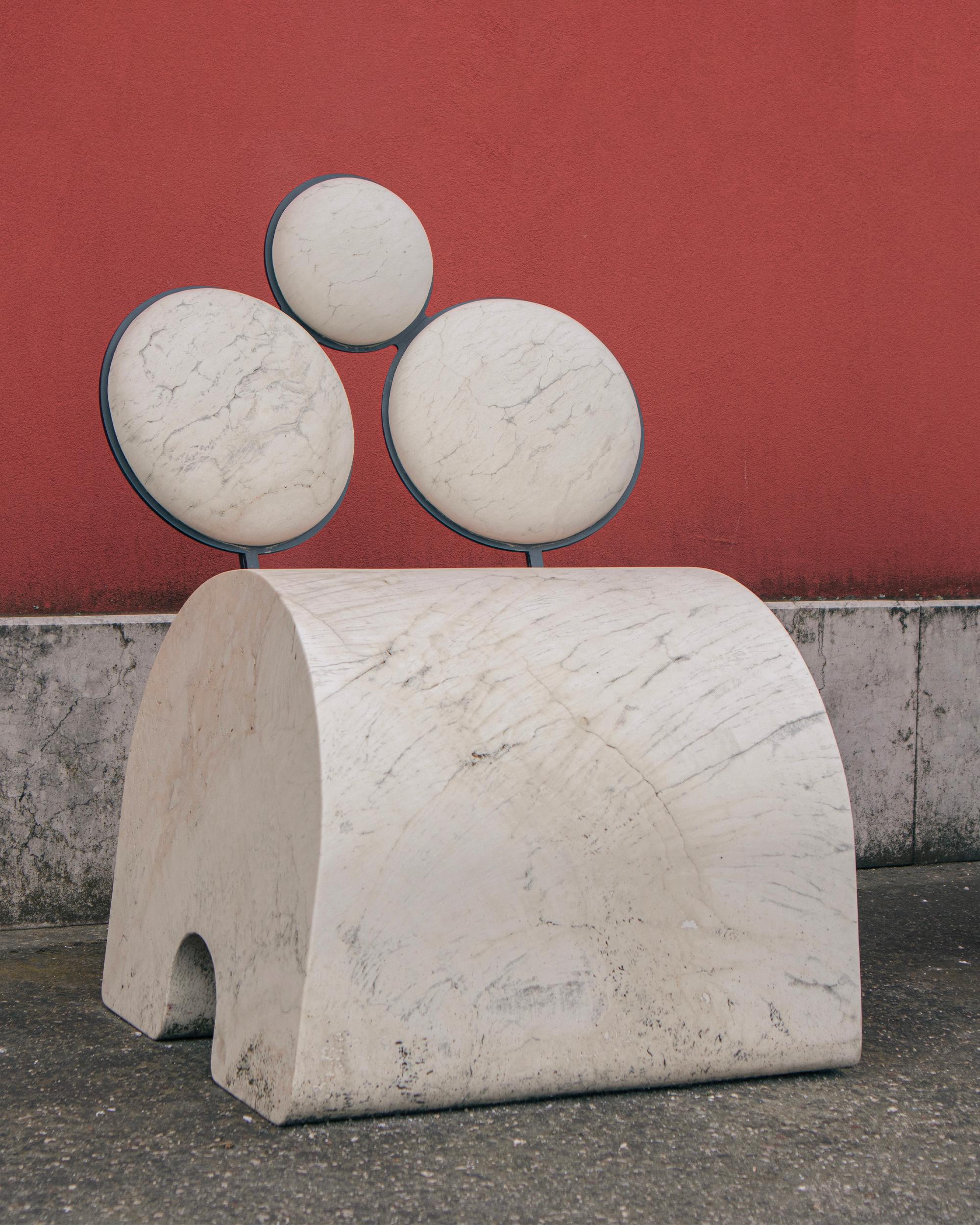 Silla de mármol Duna de Serafini Moderno en venta