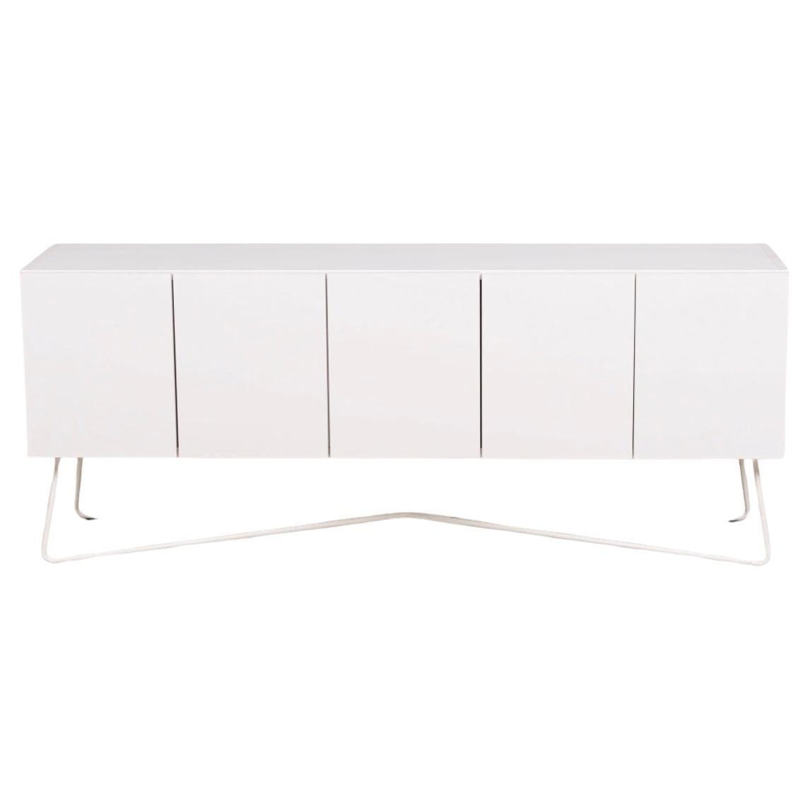 Modern white Office Credenza Sideboard by David Rockwell for Knoll