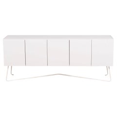 Modern white Office Credenza Sideboard by David Rockwell for Knoll