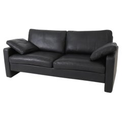 High quality Modern black leather sofa by COR Germany