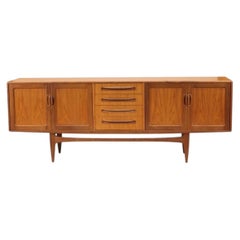 European Mid Century Modern Teak Fresco Sideboard Credenza G Plan