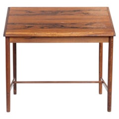 Scandinavian modern Rosewood desk by Torbjørn Afdal with key