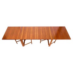 Mid century Drop Leaf Extension Maria 2-12 Dining Table Teak by Bruno Mathsson