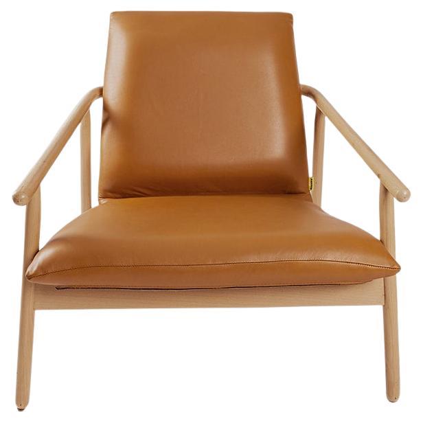 Poltrona Mango: Legno tornito e delicate curve organiche in vendita