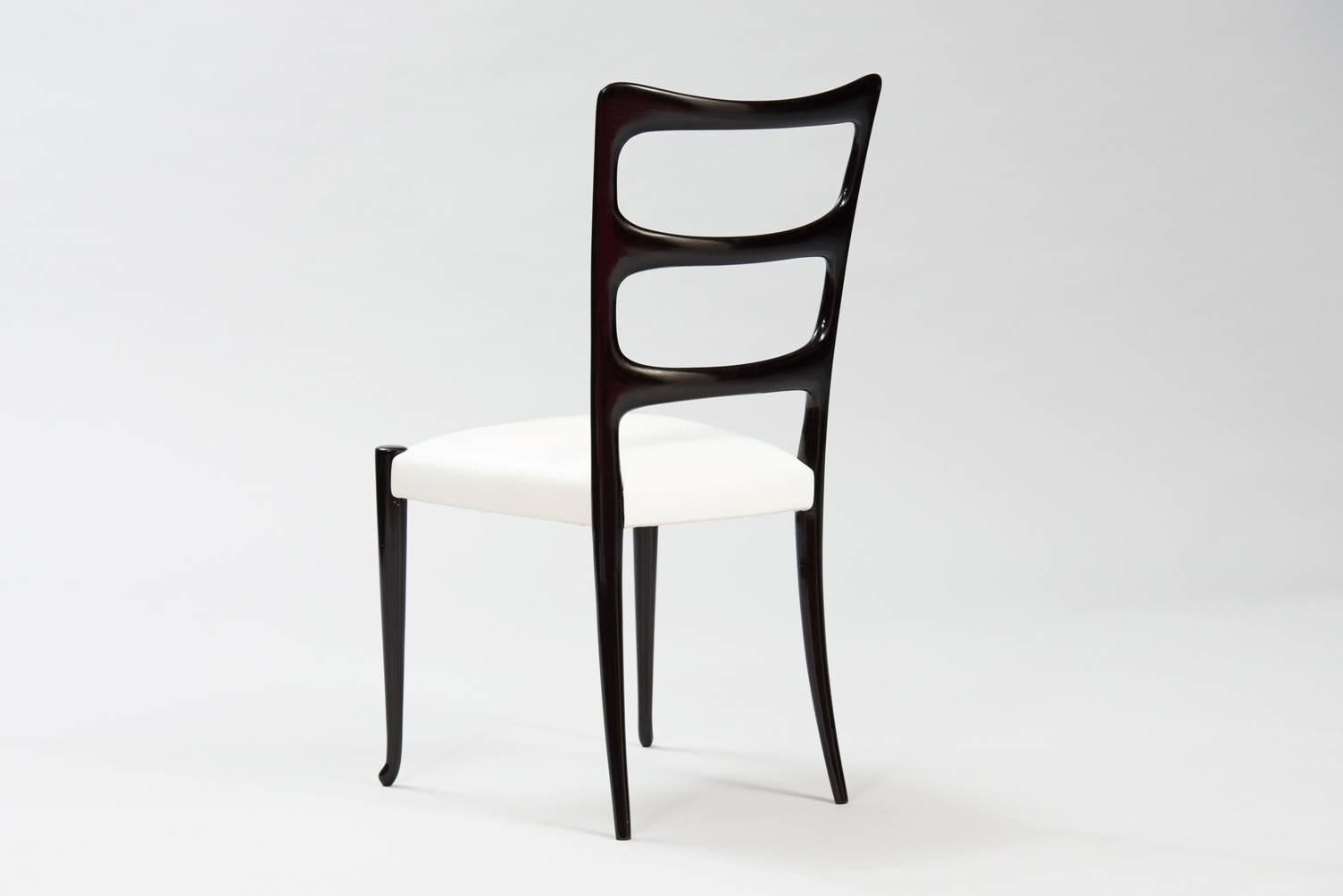 Mid-Century Modern Italian high back Chair