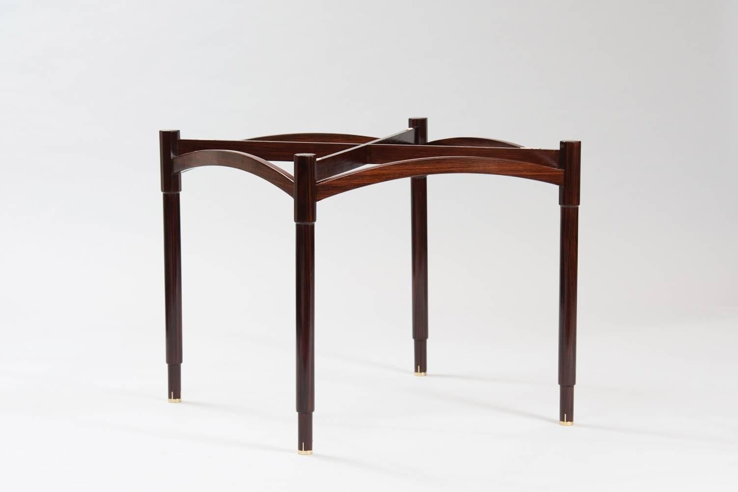 Varnished Italian reversible top rosewood Card Table