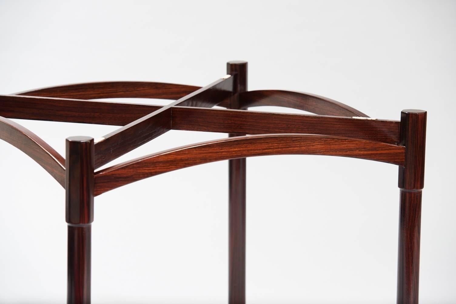 Italian reversible top rosewood Card Table In Excellent Condition In Porto, PT