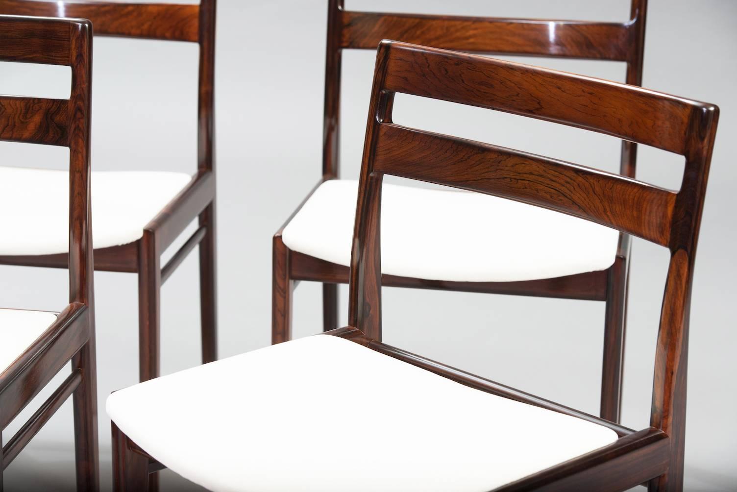 Set of Four Rosengren Hansen Dining Chairs In Excellent Condition In Porto, PT