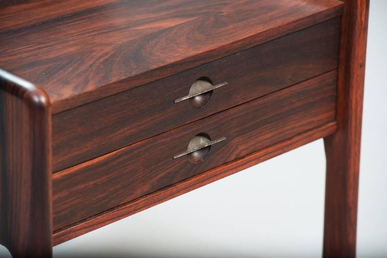 Two drawers Large Bedside Table For Sale at 1stDibs