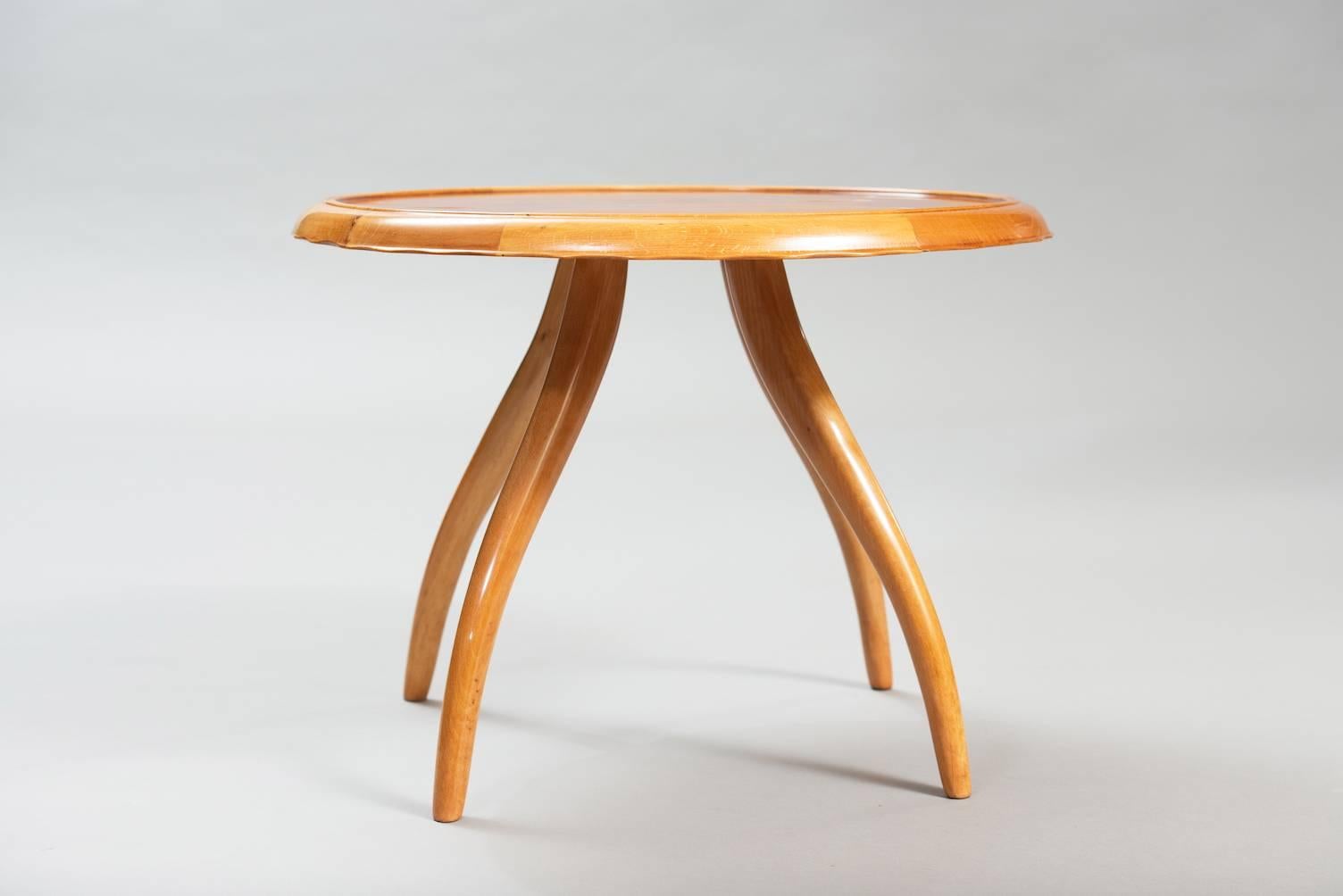 Sycamore side table.