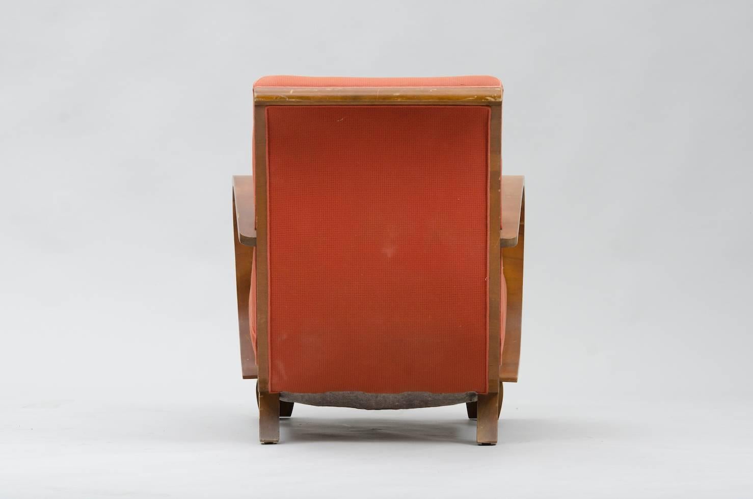 Mid-20th Century Art Deco Armchair