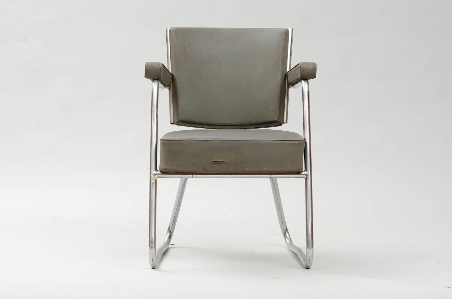 European Modernist Desk Chair For Sale