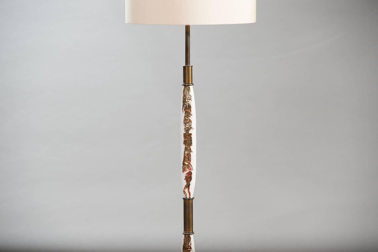 Mid-Century Modern Italian Floor Lamp For Sale
