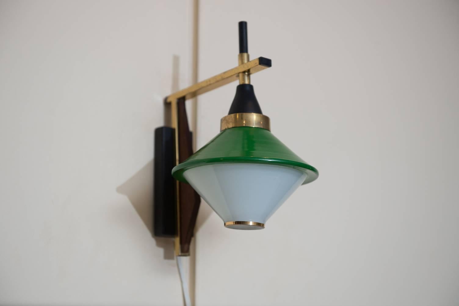 Italian Mid-Century Wall Sconce In Good Condition In Porto, PT