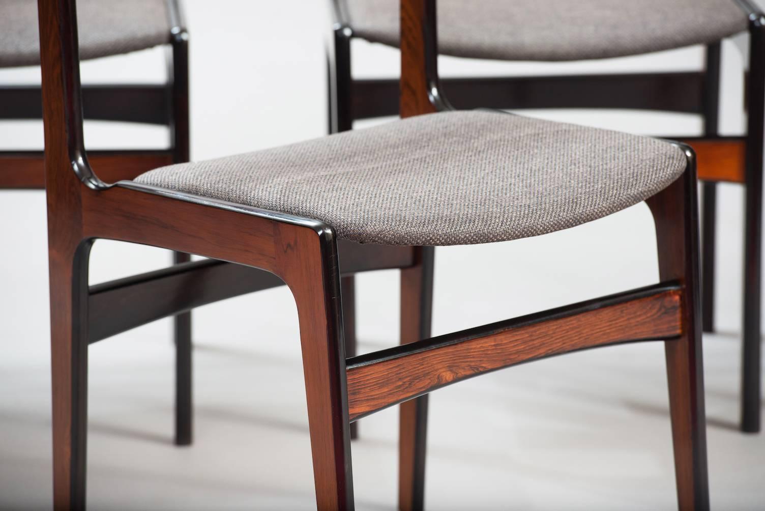 Erik Buch Set of Dining Chairs, Eight Available In Excellent Condition In Porto, PT