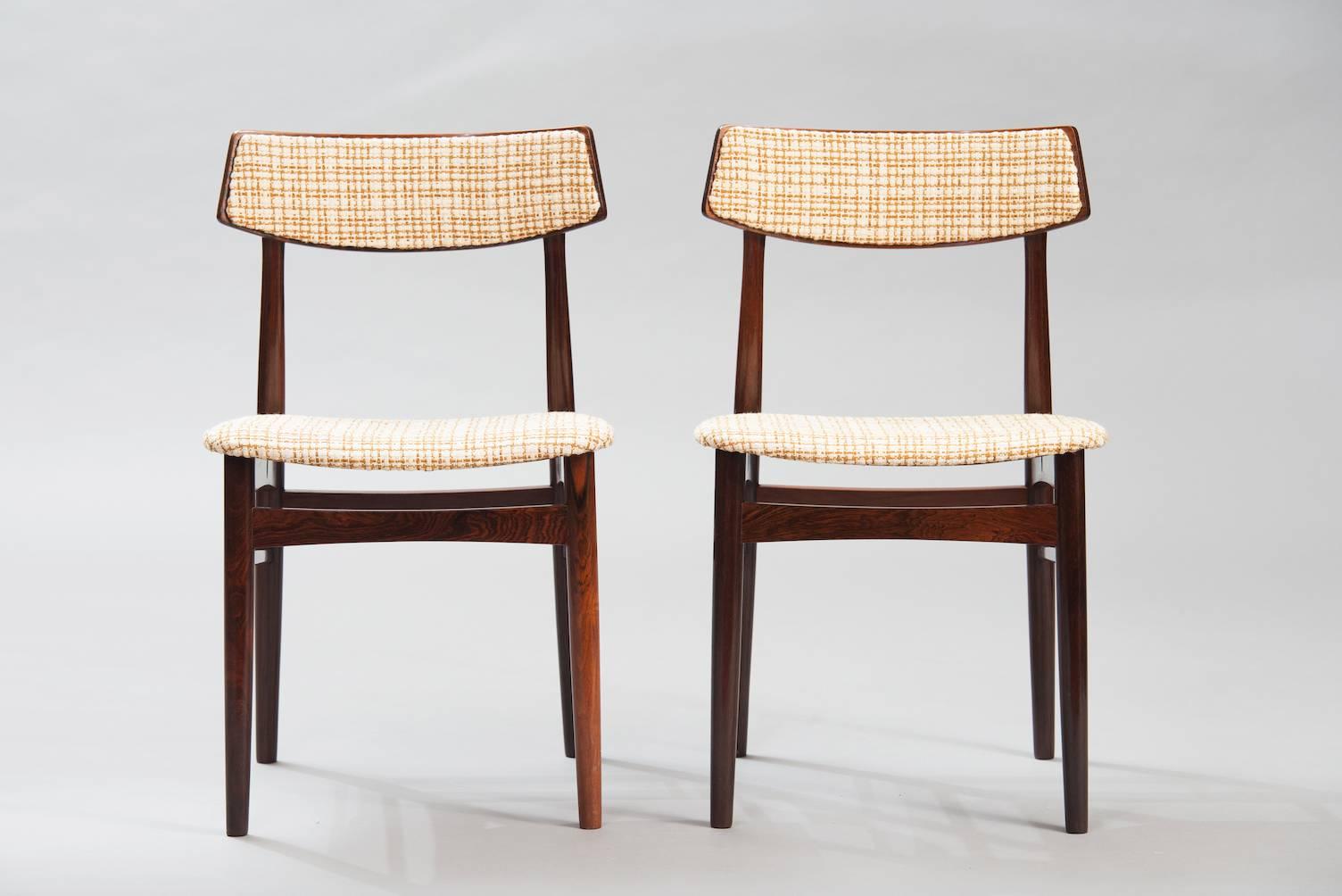 Danish Scandinavian Dining Chairs Set of Eight