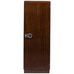 Art Deco Rosewood Narrow Wardrobe or coat rack
