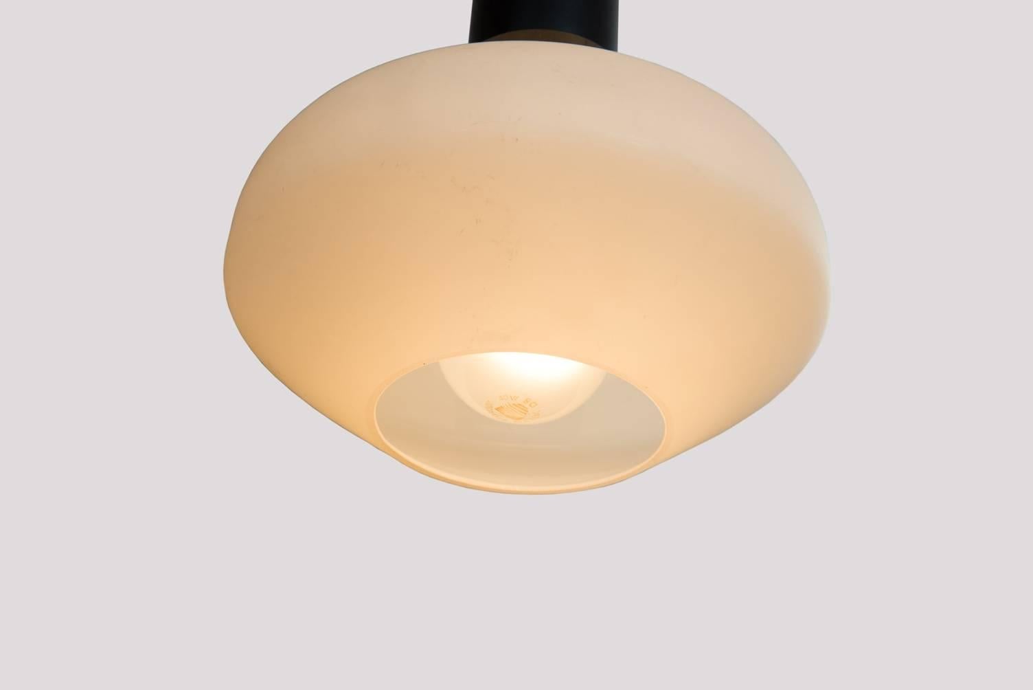 Mid-Century Modern Pair of Stilnovo Pendants