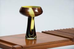 Carlo Moretti Marbled Glass Vase or Candleholder