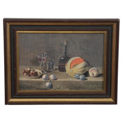 19th-Century French Gouache Still Life, in the Manner of Paul Lelong