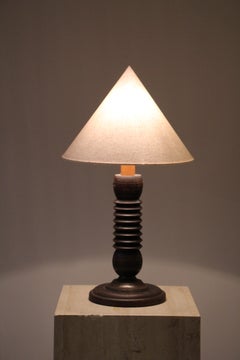 Lampada da tavolo in stile Art Déco di Charles Dudouyt, Francia, 1940 circa
