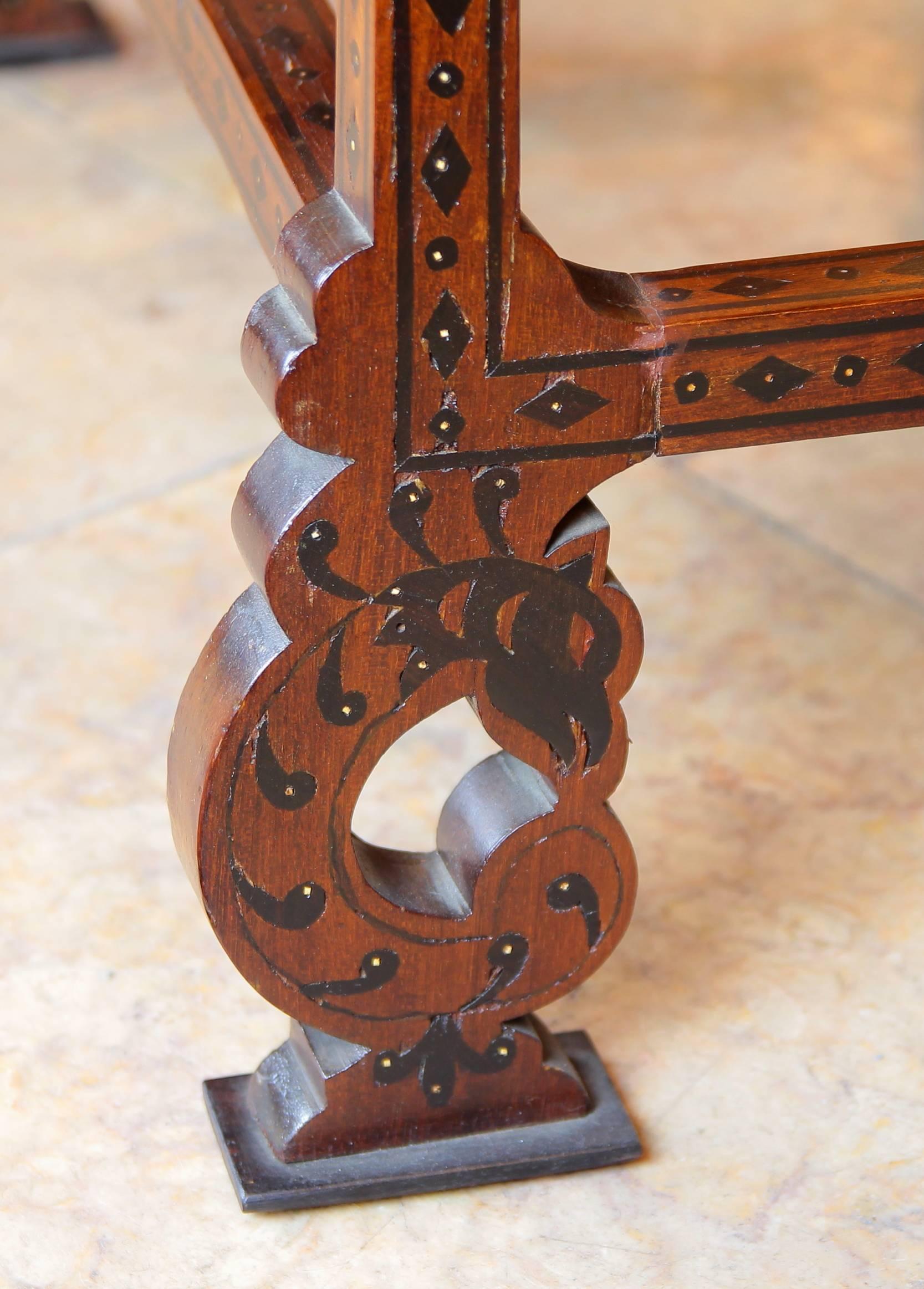 Ebony 17th Century Indo-Portuguese Table For Sale