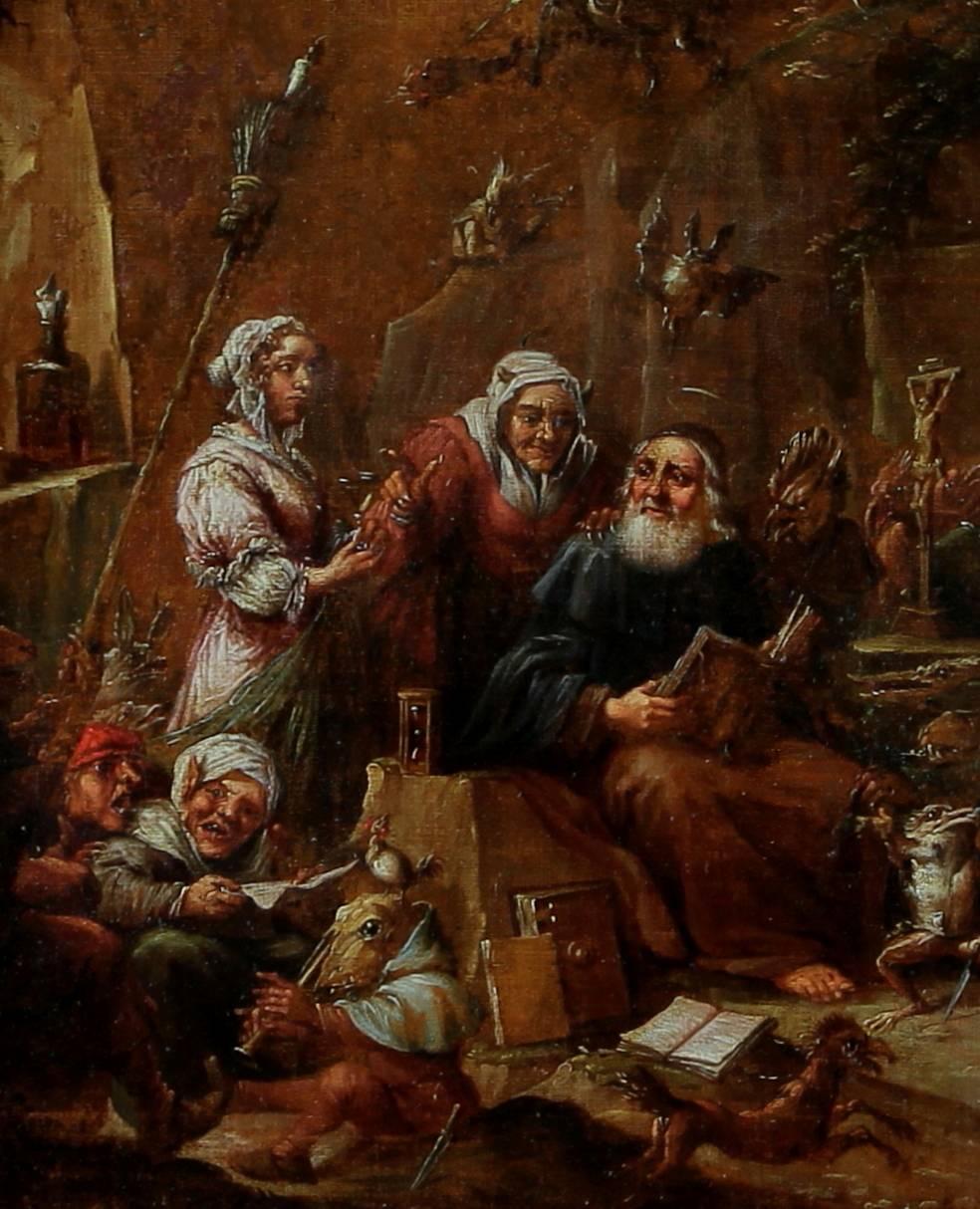 European 17th Century Flemish Painting For Sale