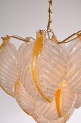 Murano Glass Ceiling Lamp by Mazzega, Italy, circa 1960
