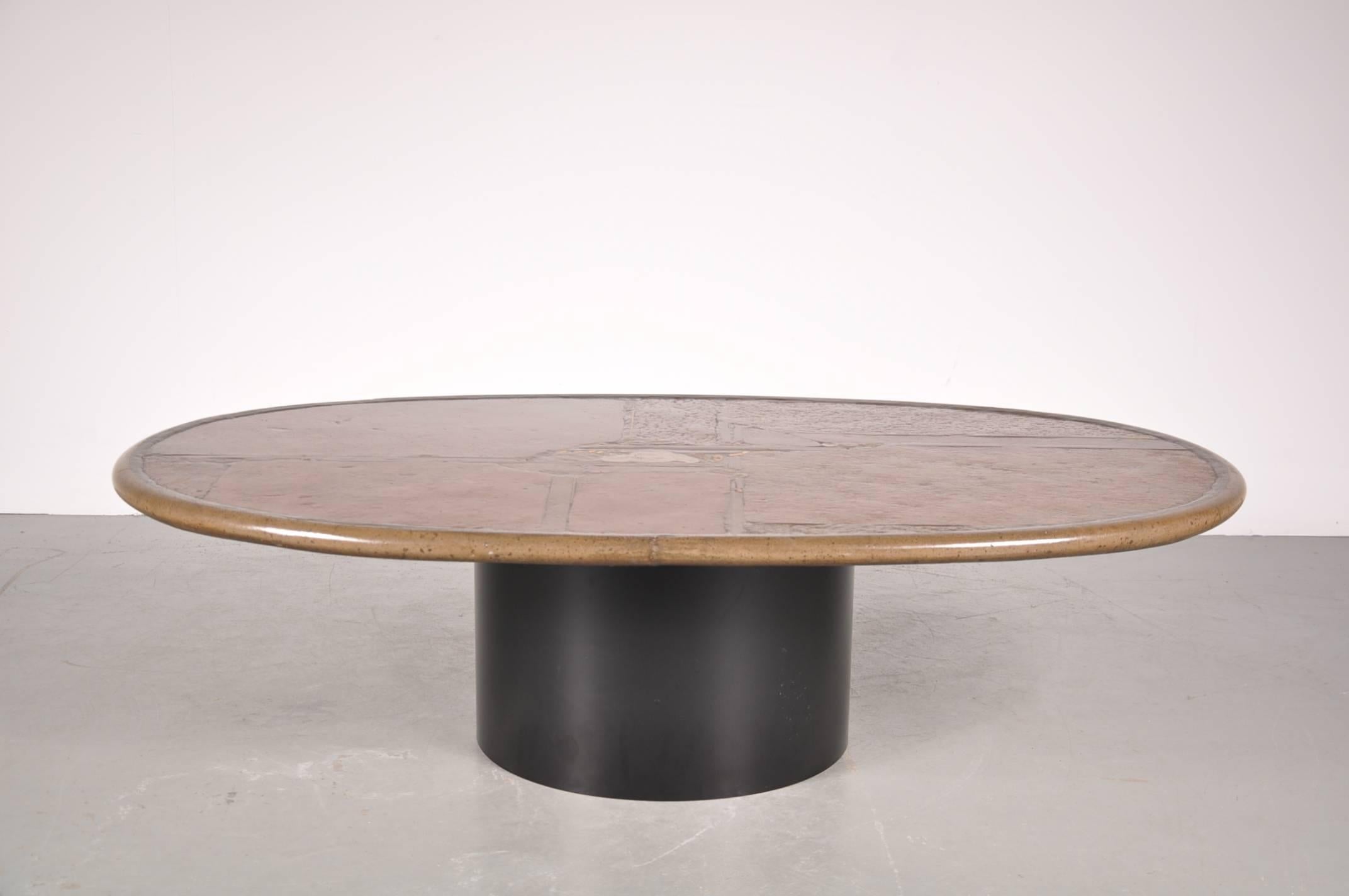 Signed Coffee Table by Paul Kingma, Netherlands, 1993 2