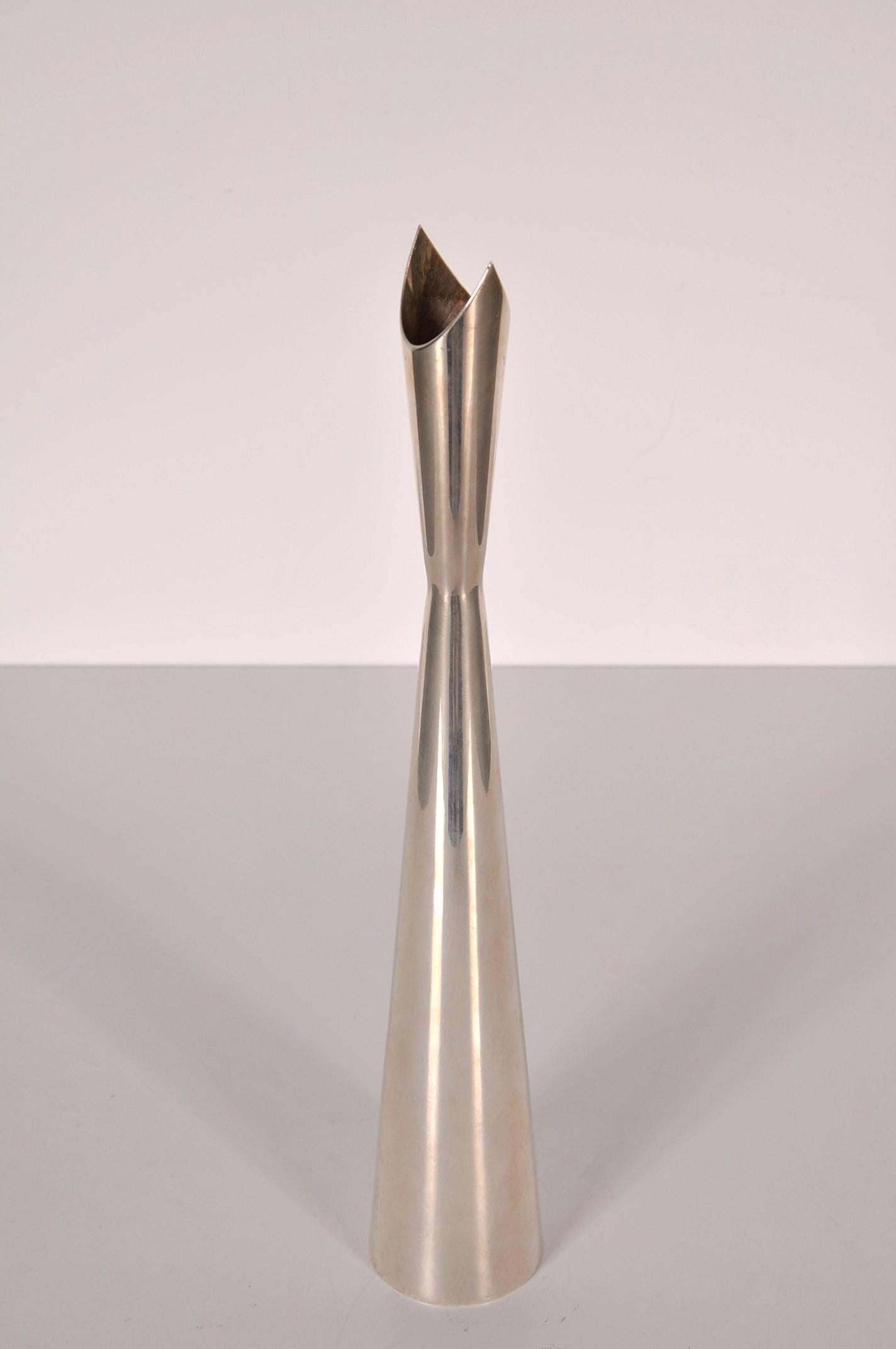 Mid-Century Modern Cardinale Vase by Lino Sabattini for Christofle, France, circa 1950 For Sale