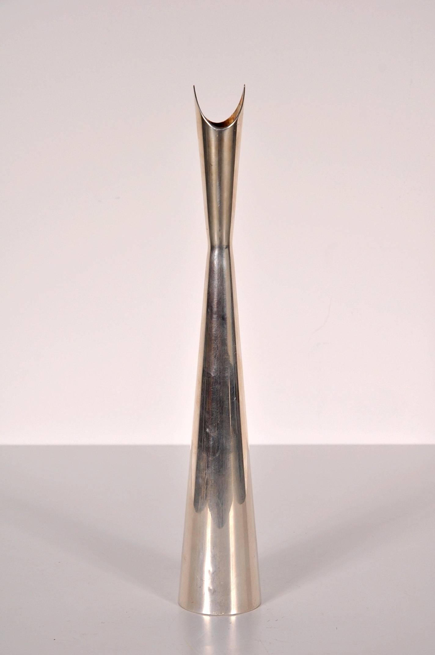 French Cardinale Vase by Lino Sabattini for Christofle, France, circa 1950 For Sale