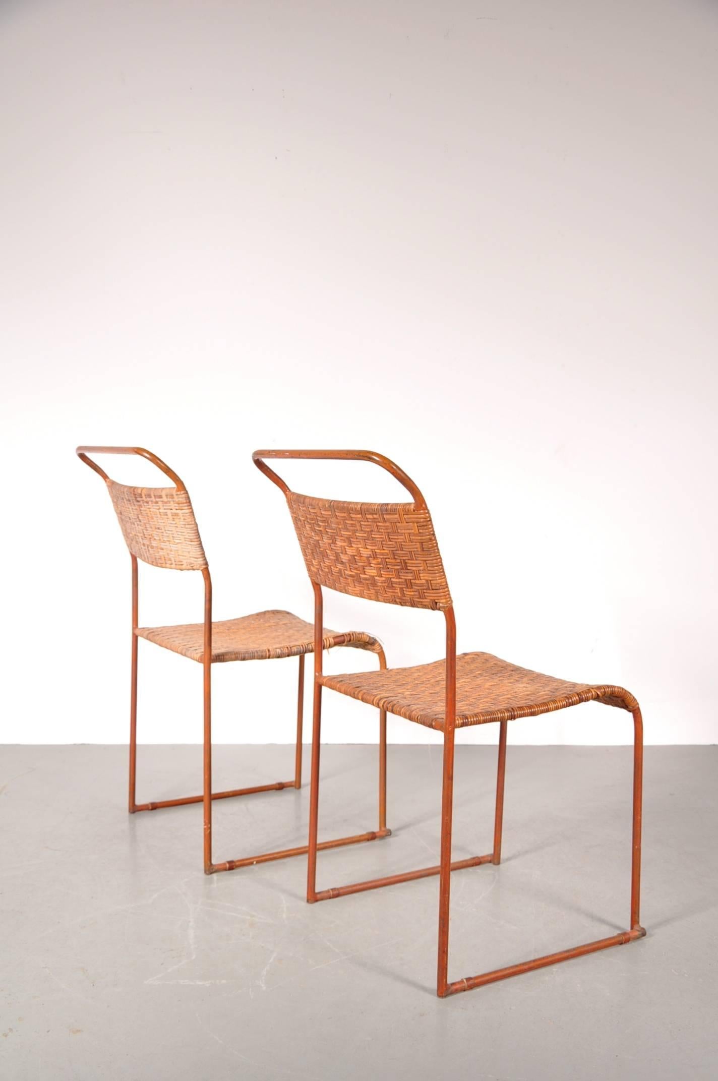Allemand Ensemble de deux chaises de salle à manger Prototype du Bauhaus, vers 1930 en vente