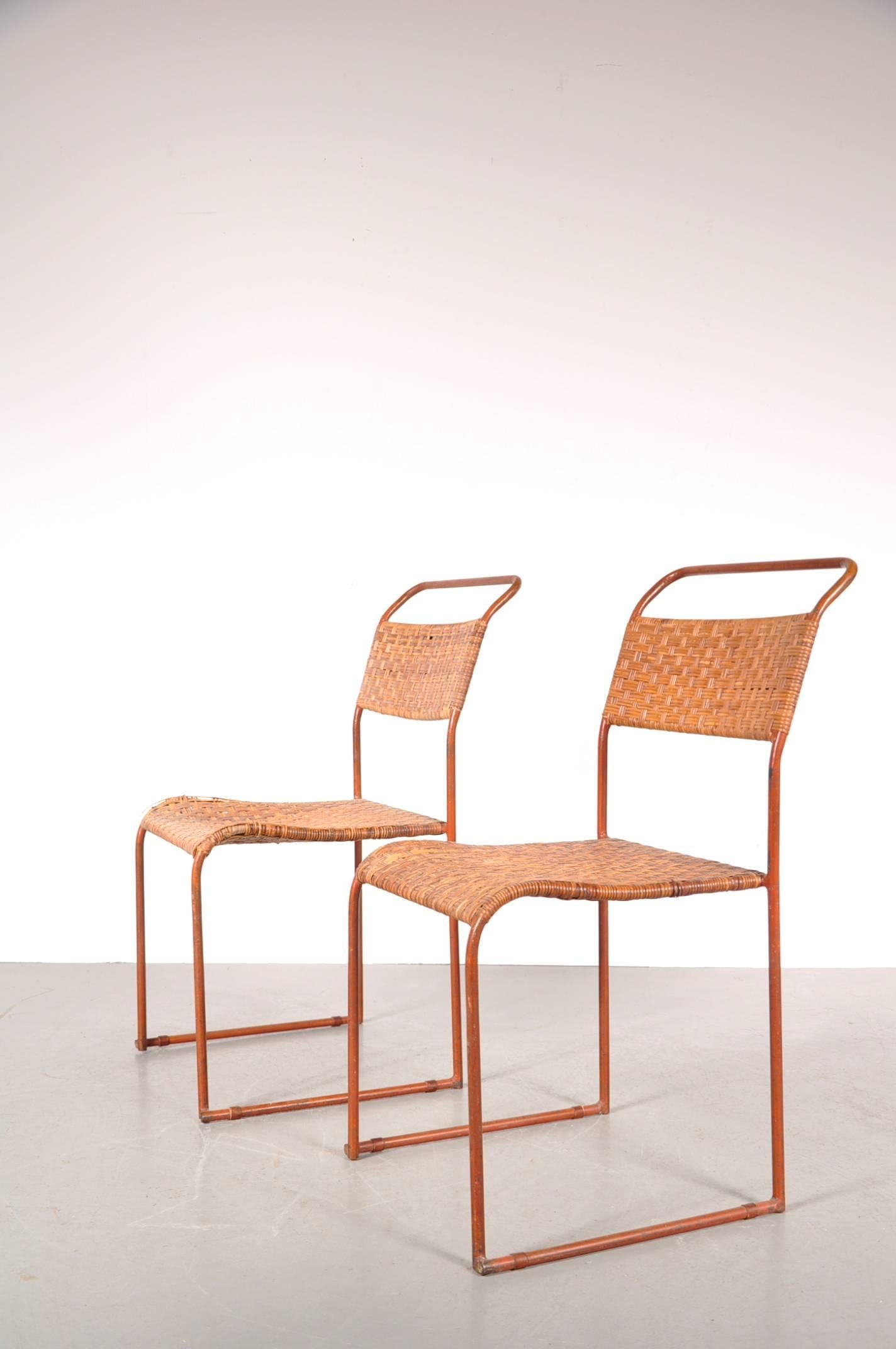 German Set of Two Bauhaus Prototype Dining Chairs, circa 1930 For Sale