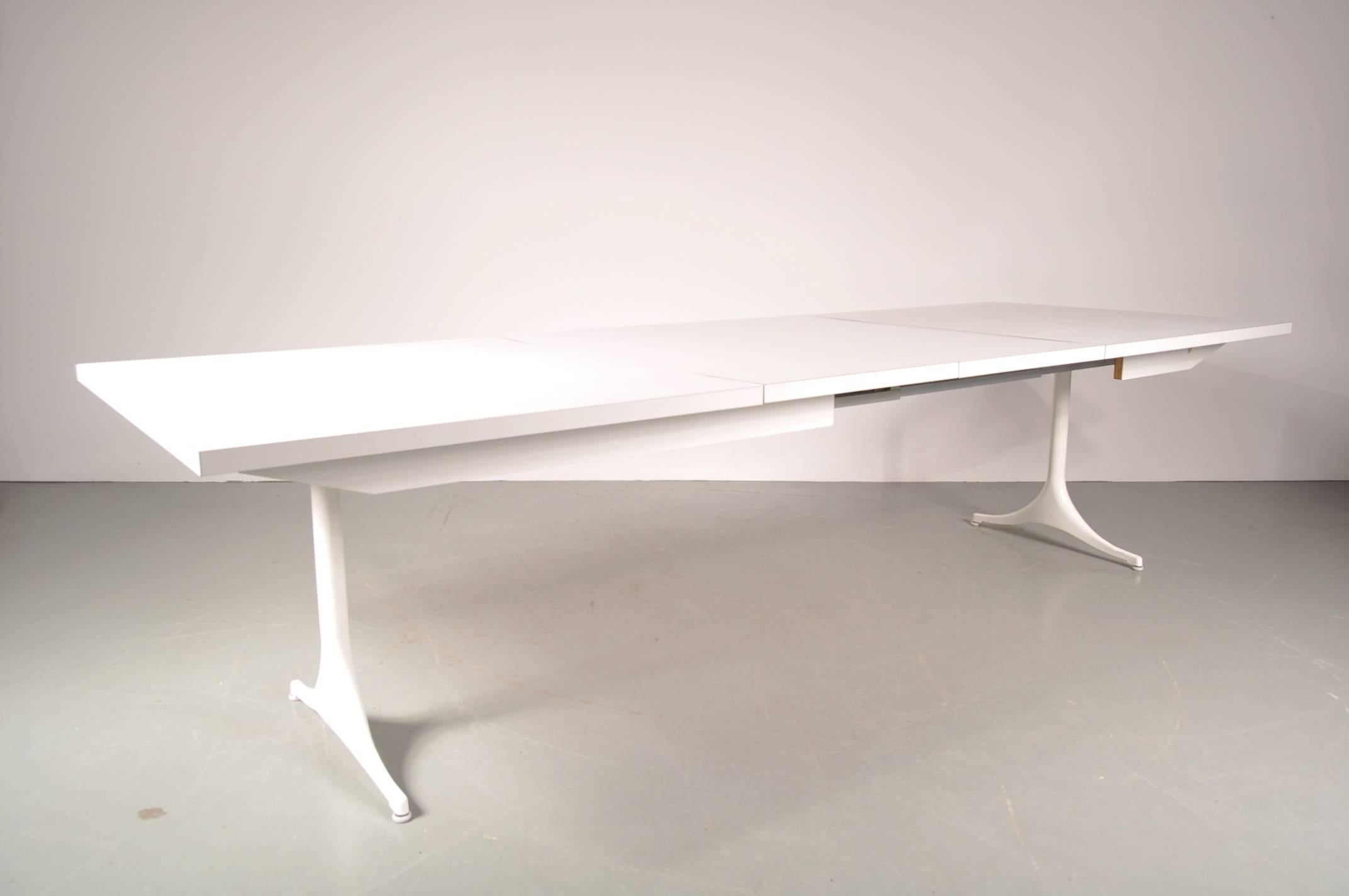 Mid-Century Modern Extendable Dining Table by George Nelson for Herman Miller, USA, circa 1960