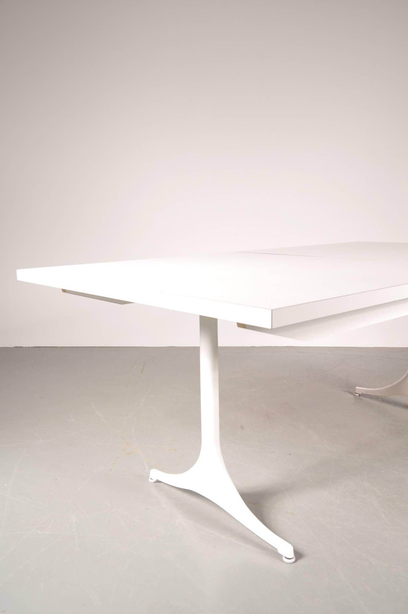 American Extendable Dining Table by George Nelson for Herman Miller, USA, circa 1960