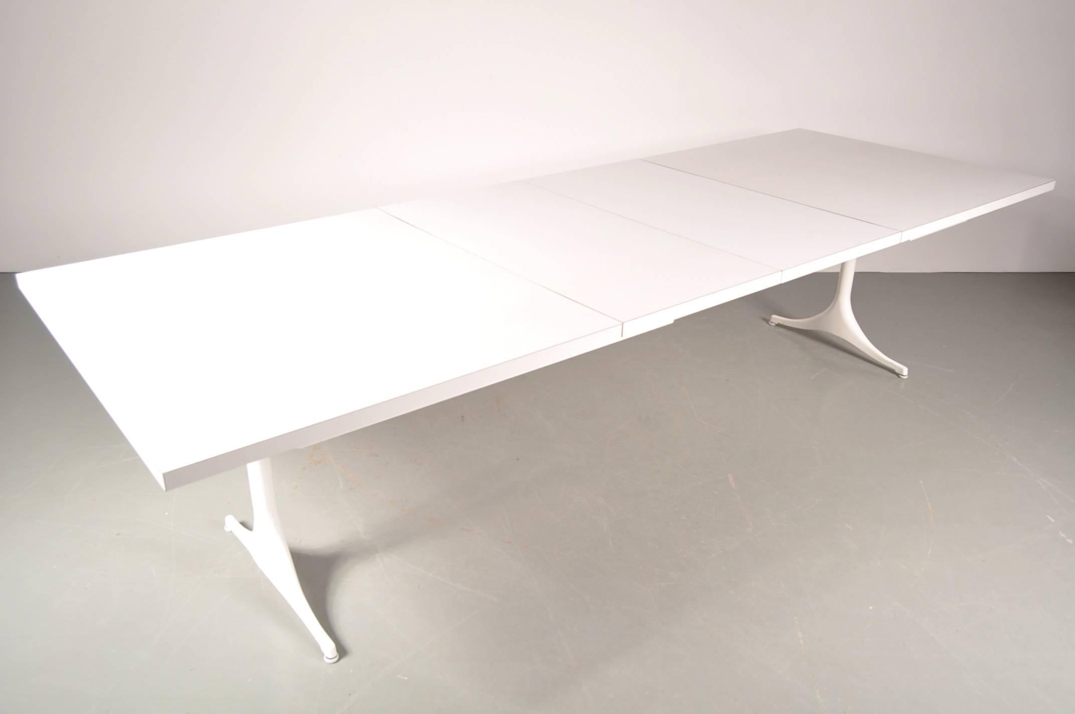 Aluminum Extendable Dining Table by George Nelson for Herman Miller, USA, circa 1960