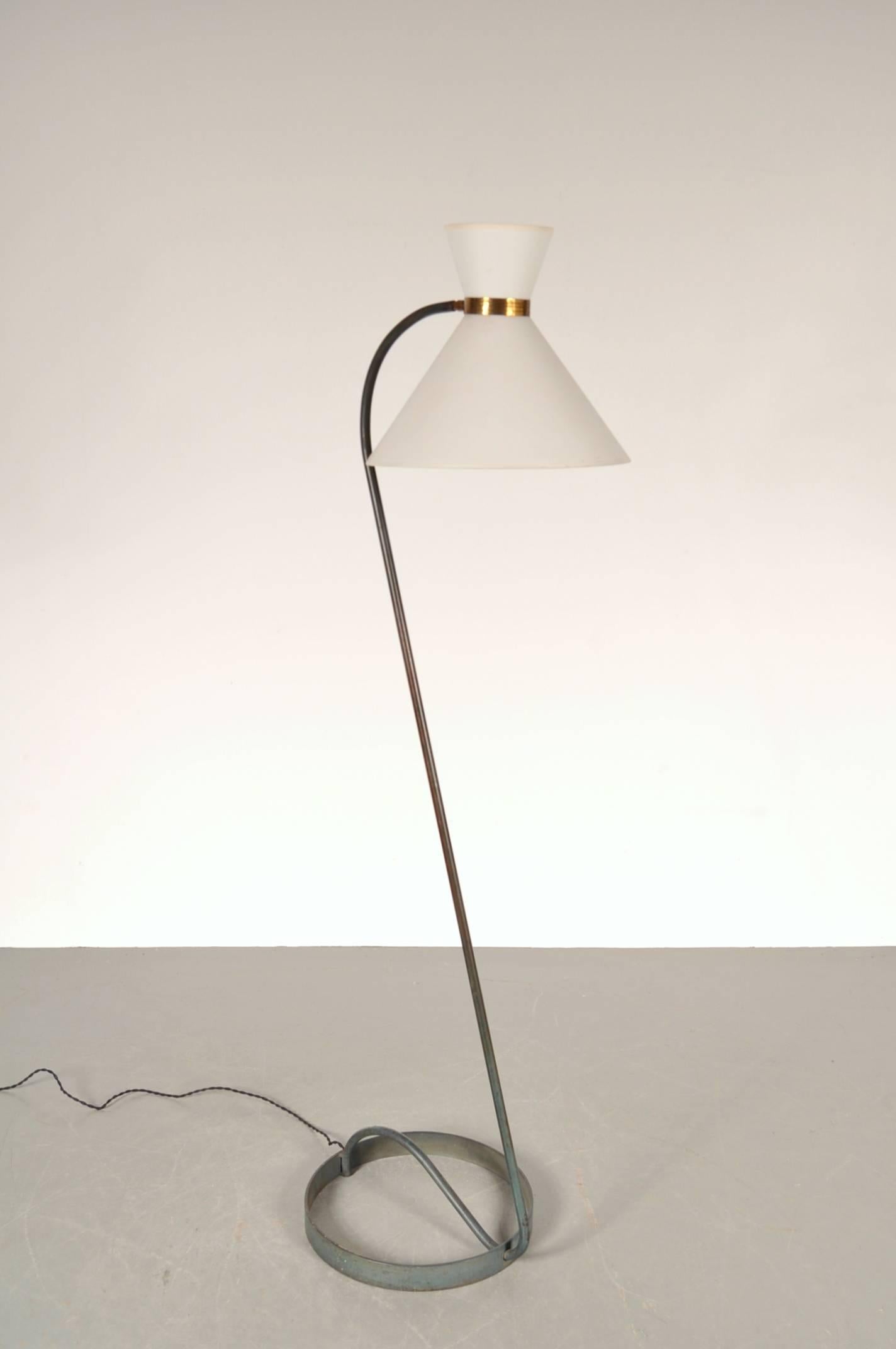 French Floor Lamp by Maison Lunel, France, circa 1950