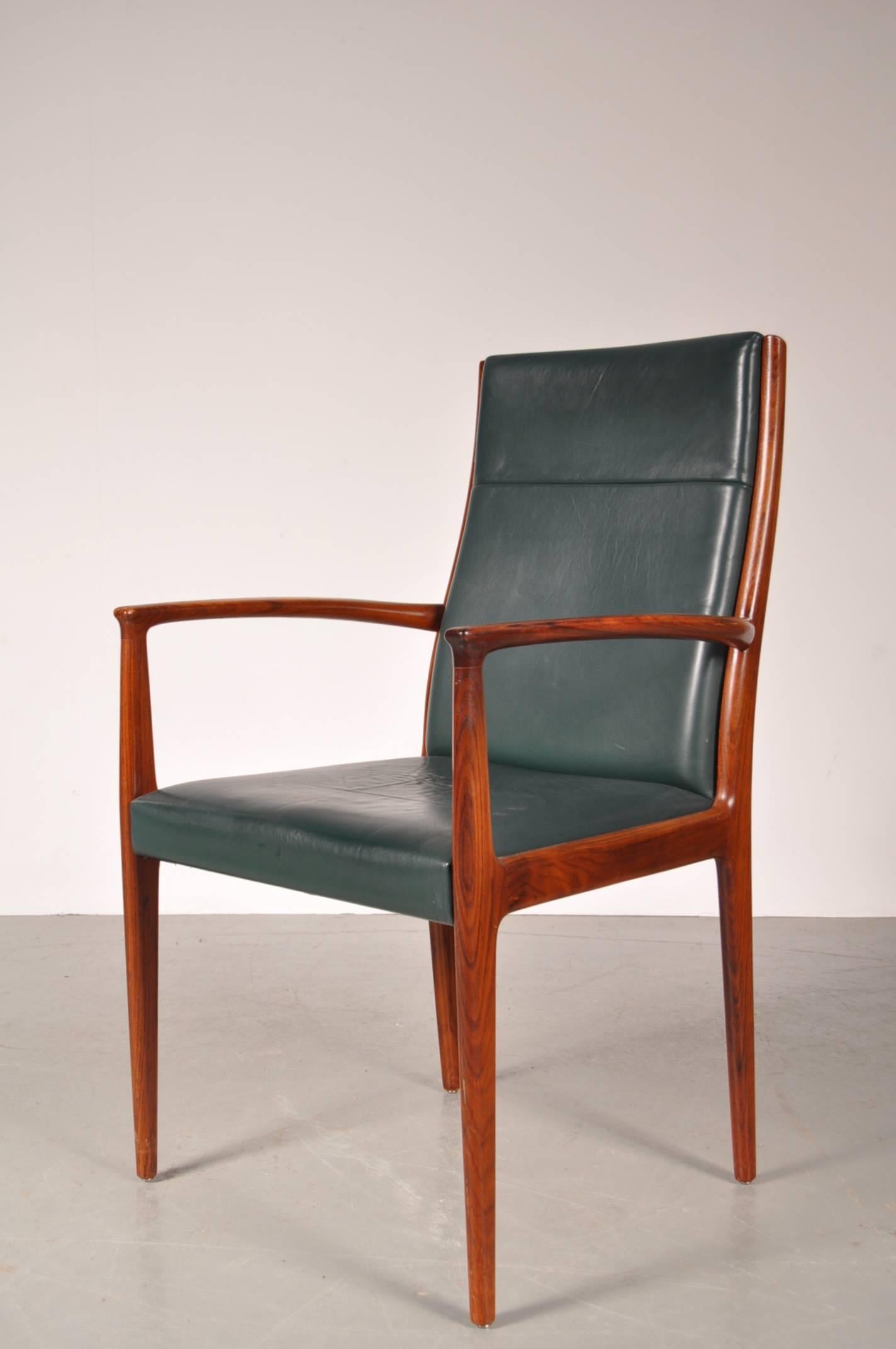 Mid-Century Modern Set of Six Conference/Dining Chairs for Lübke, Germany, circa 1960